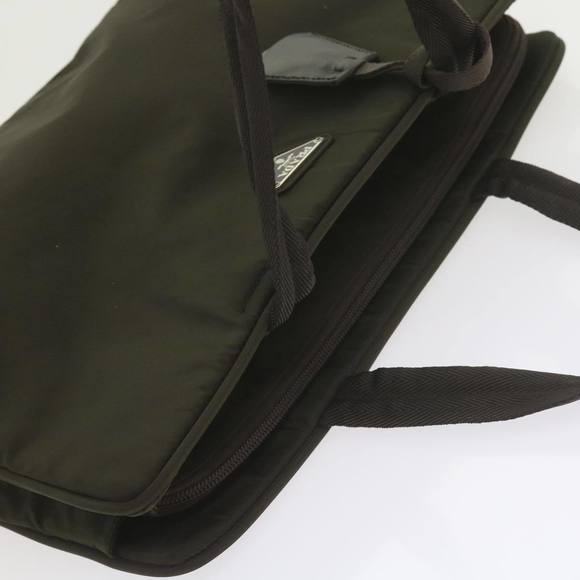 PRADA Tote Bag Nylon Khaki Auth 60769 - Picture 6 of 16